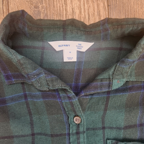Old navy flannel womens size M - Picture 2 of 4